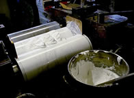 Ink mill in production