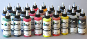 Akua Liquid Pigment bottles