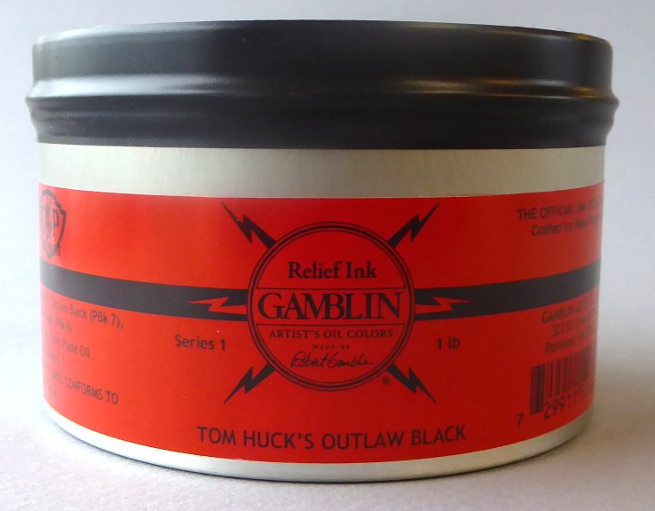 Tom Huck's Outlaw Black Relief Ink