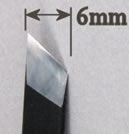size of blade: 6mm angle