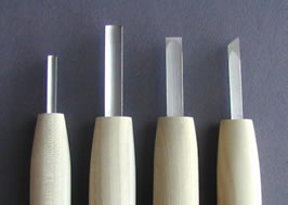 Namisei Set of Four Tools, traditional set - tips
