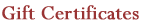 Gift Certificates